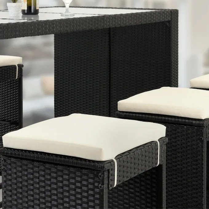 Casaria® Rattan rúdkészlet