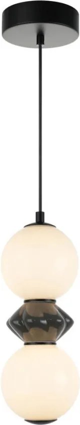 ITALUX PND-94921-2A-BK BALOS Egyágú Függesztett Lámpa Fém LED IP20