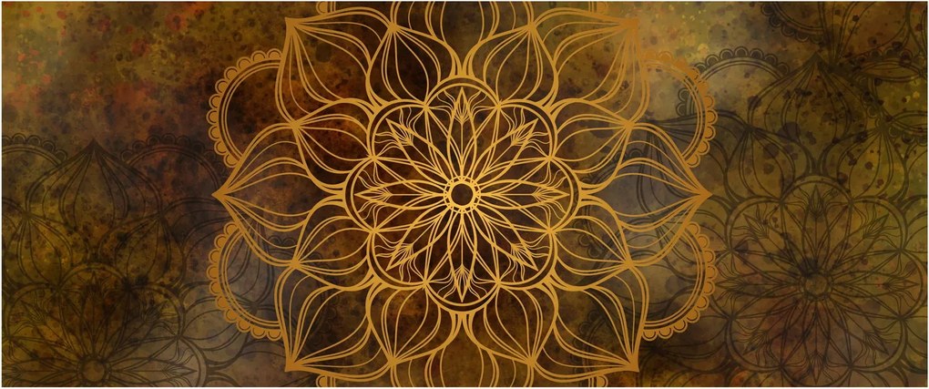 Kép - Az öröm mandala (120x50 cm)