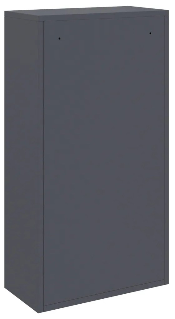 Csomagdoboz Antracit 44x22x82 cm Fém