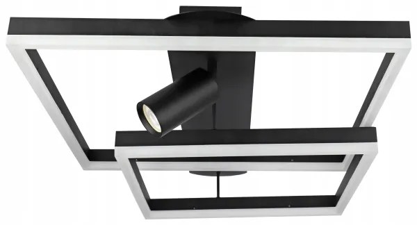 LED mennyezeti lámpa LED/38W/230V + 1xGU10/30W fekete