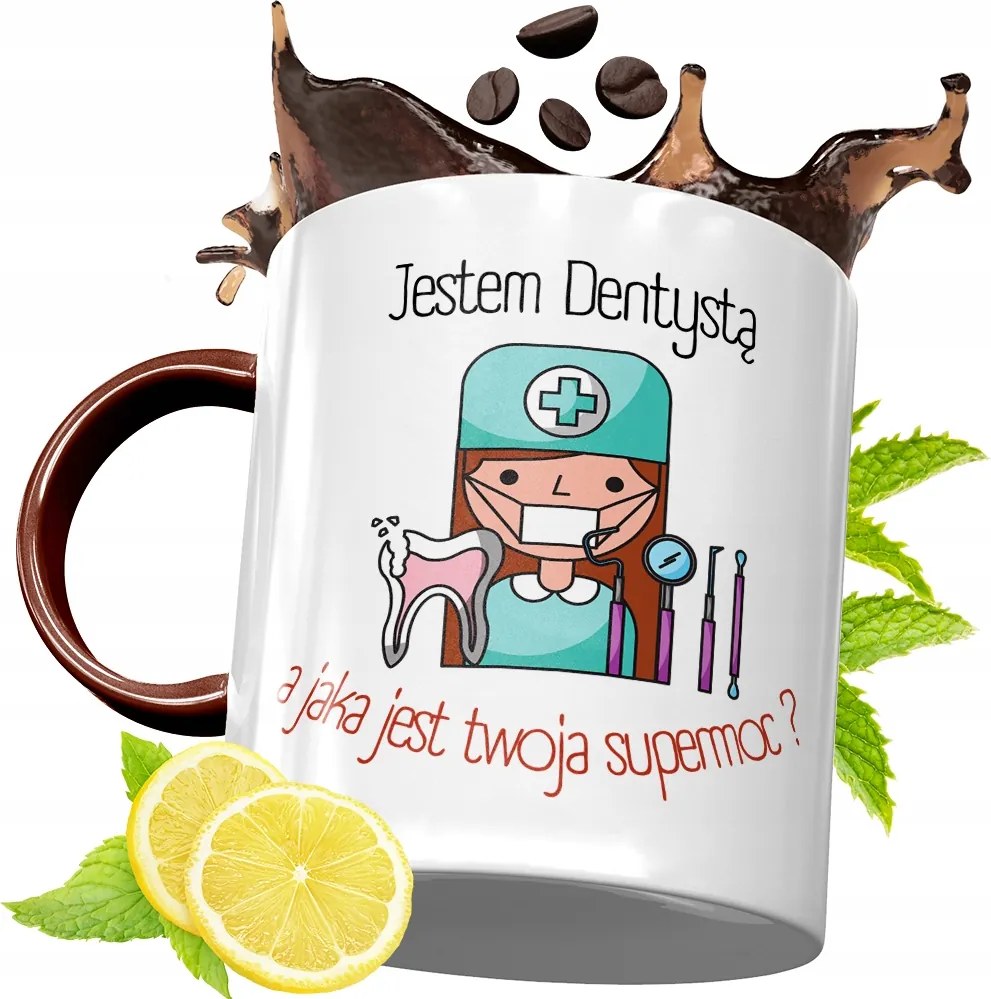 Bordó Bögre Fogorvosnak Születésnapra Ajándék fényképes nyomattal