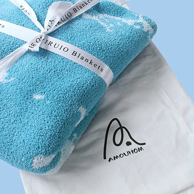 Plüss takaró 152x127cm Kék