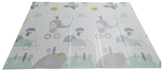 PETITE&MARS - Összecsukható játékszőnyeg CAMPY ELEPHANT&CITY