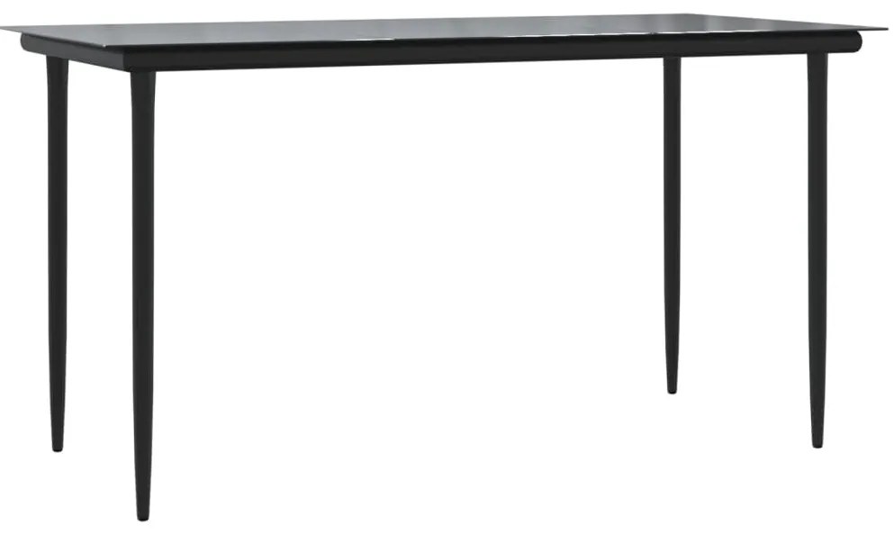 2 részes szürke polyrattan kerti étkezőgarnitúra párnákkal