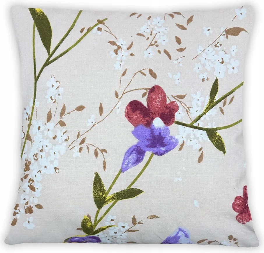 Párnahuzat 40x40 boglárka 100% pamut divatos boglárka minta