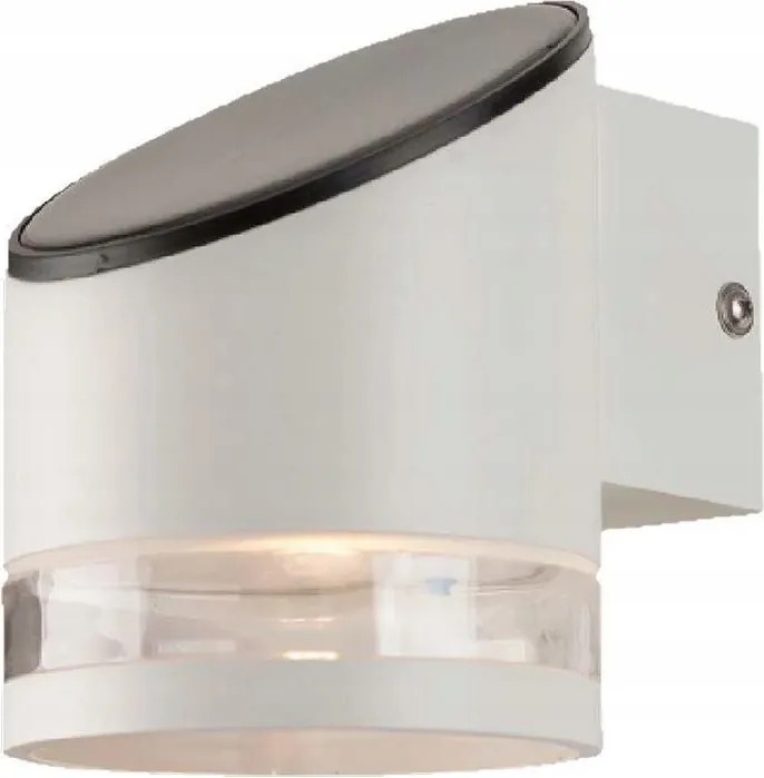 LED-es szolár fali lámpa, kültéri, mozgásérzékelővel, fehér V-tac