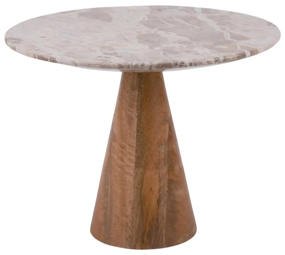 Kerek tárolóasztal márvány dekoros asztallappal ø 40 cm Force – Leitmotiv