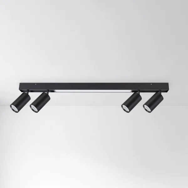 Brilagi - LED spotlámpa SELE 4xGU10/30W/230V + LED/20W fekete