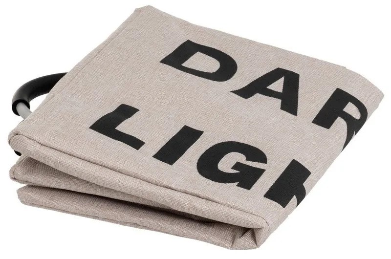 Szürke-bézs textil szennyeskosár szett 2 db-os – Casa Selección