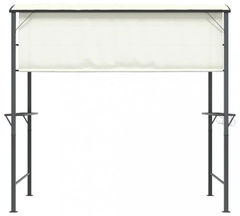 krémszínű pavilon tetővel 220 x 110 x 200 cm