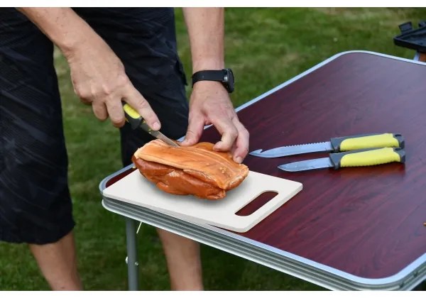 Grillező eszközök rozsdamentes acélból, tokkal 6 db