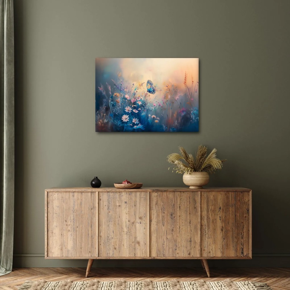 Kép - Rét pillangóval (70x50 cm)