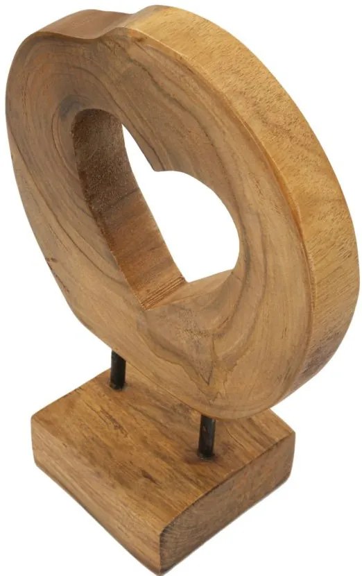 Hasi sculputre teak 20x10x28cm