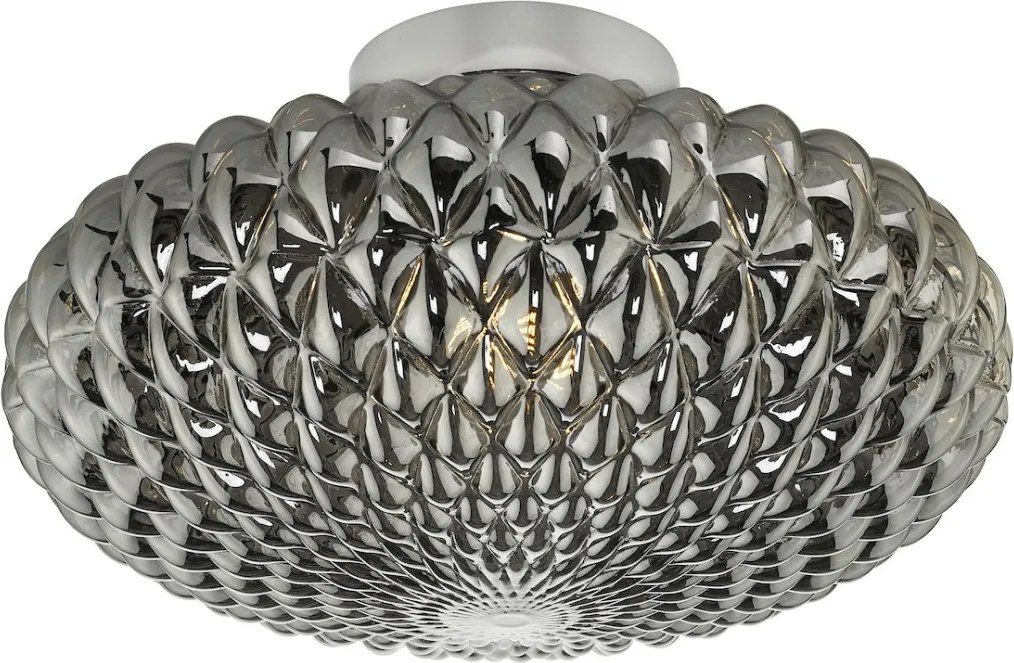 DAR LIGHTING BIB3010 BIBIANA Modern Mennyezeti Lámpa Füstös, Csiszolt Króm G9 IP20