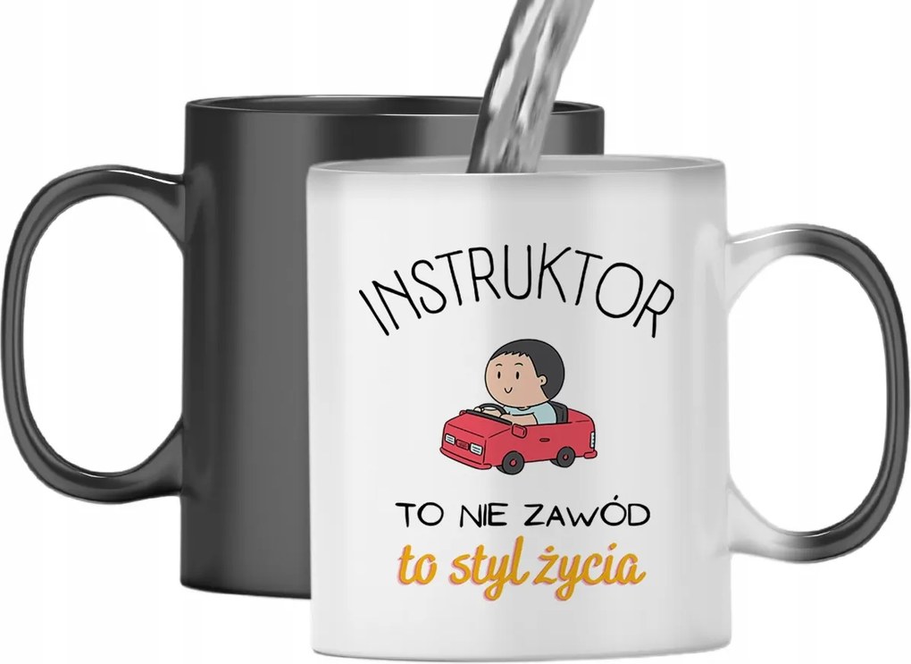 Mágikus Bögre Oktatónak Színváltós, fényképes nyomattal