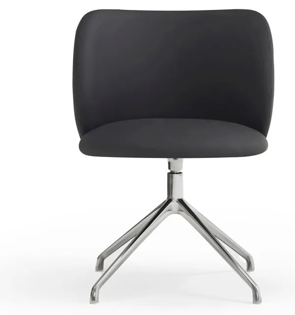 Fekete kárpitozott étkezőfotel Mogi – Teulat