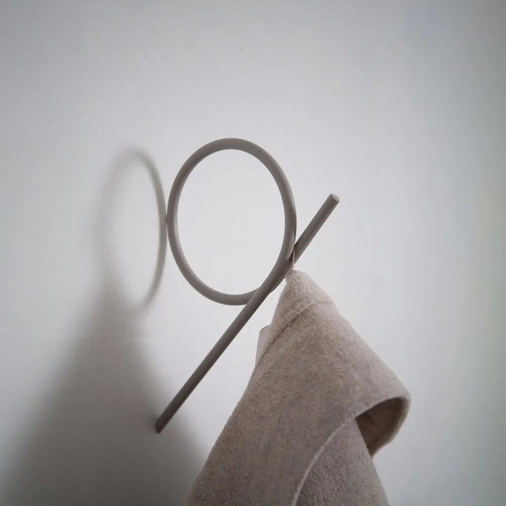 Szürkésbarna fali fém akasztó Tuba L – Spinder Design