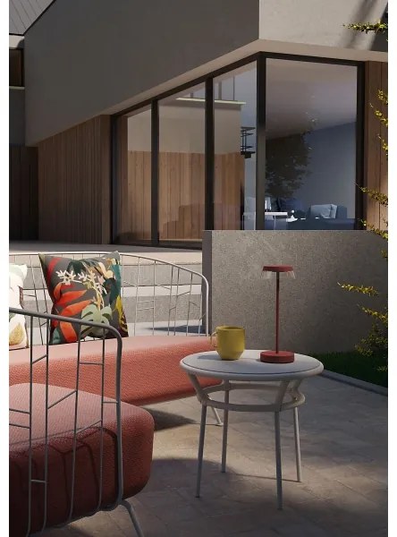 Redo 90311- LED Dimmelhető asztali lámpa ILUNA LED/2,5W/5V 3000 mAh IP65 piros