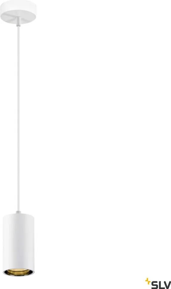 SLV 1006432 ASTO Hengeres Függesztett Lámpa Fehér GU10 IP20