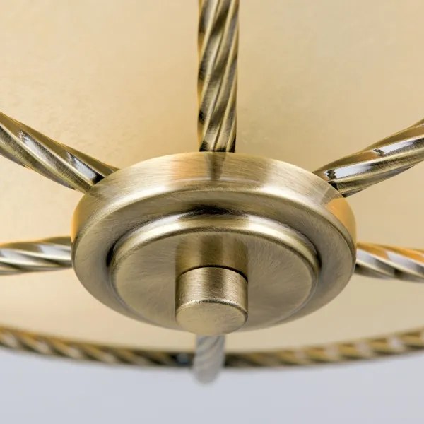 Orion DL 7-568/3 - Csillár rúdon MAURO 3xE27/60W/230V átm. 42 cm bronz