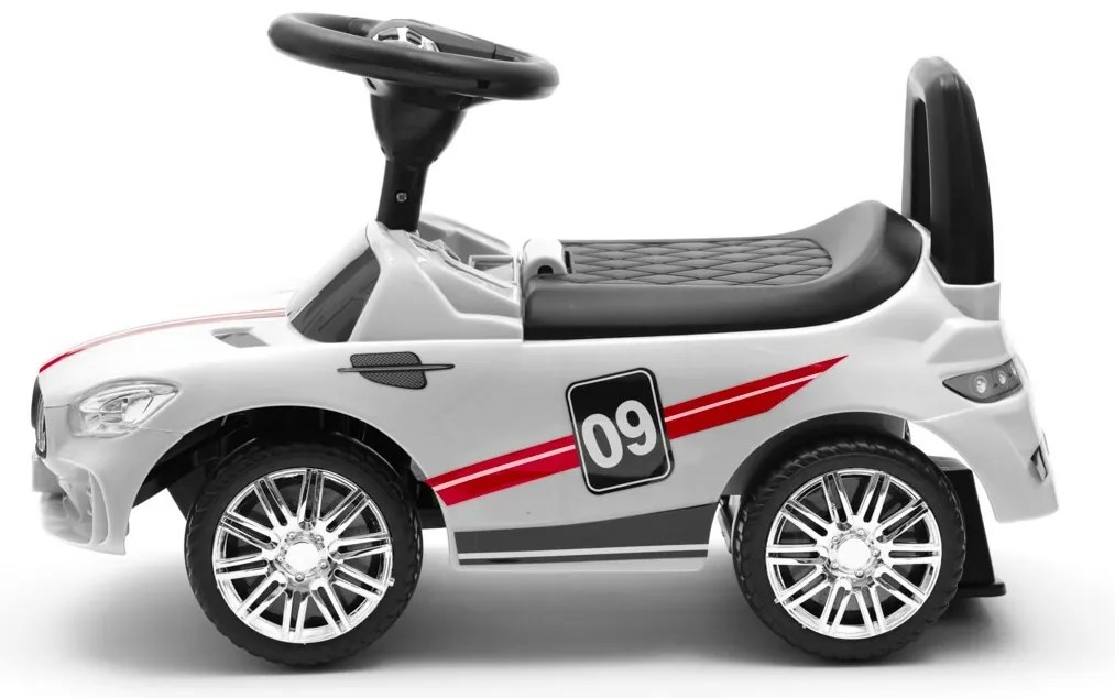 Baby Mix Racer futóbicikli hanggal, fehér