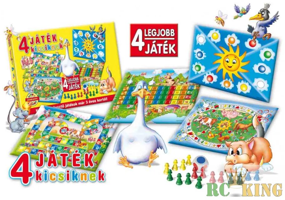 Négy legjobb társasjáték