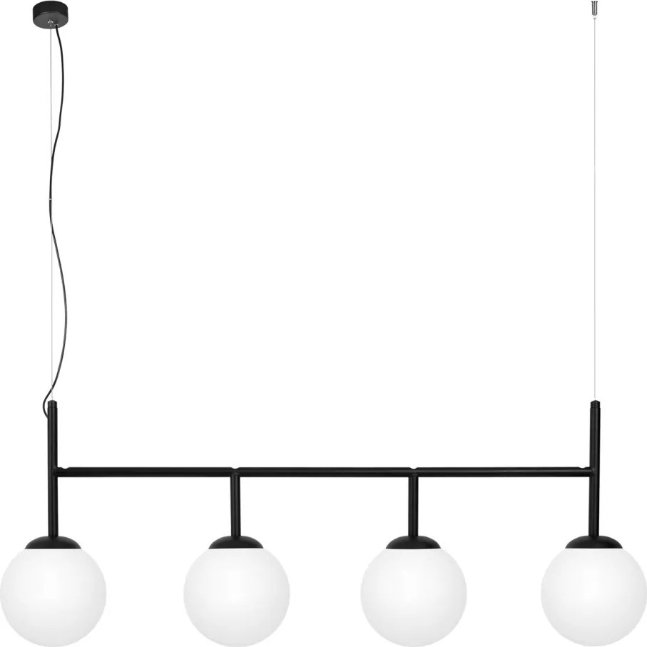 KAJA K-4883 FARO Többágú Függesztett Lámpa Fekete E14 IP20