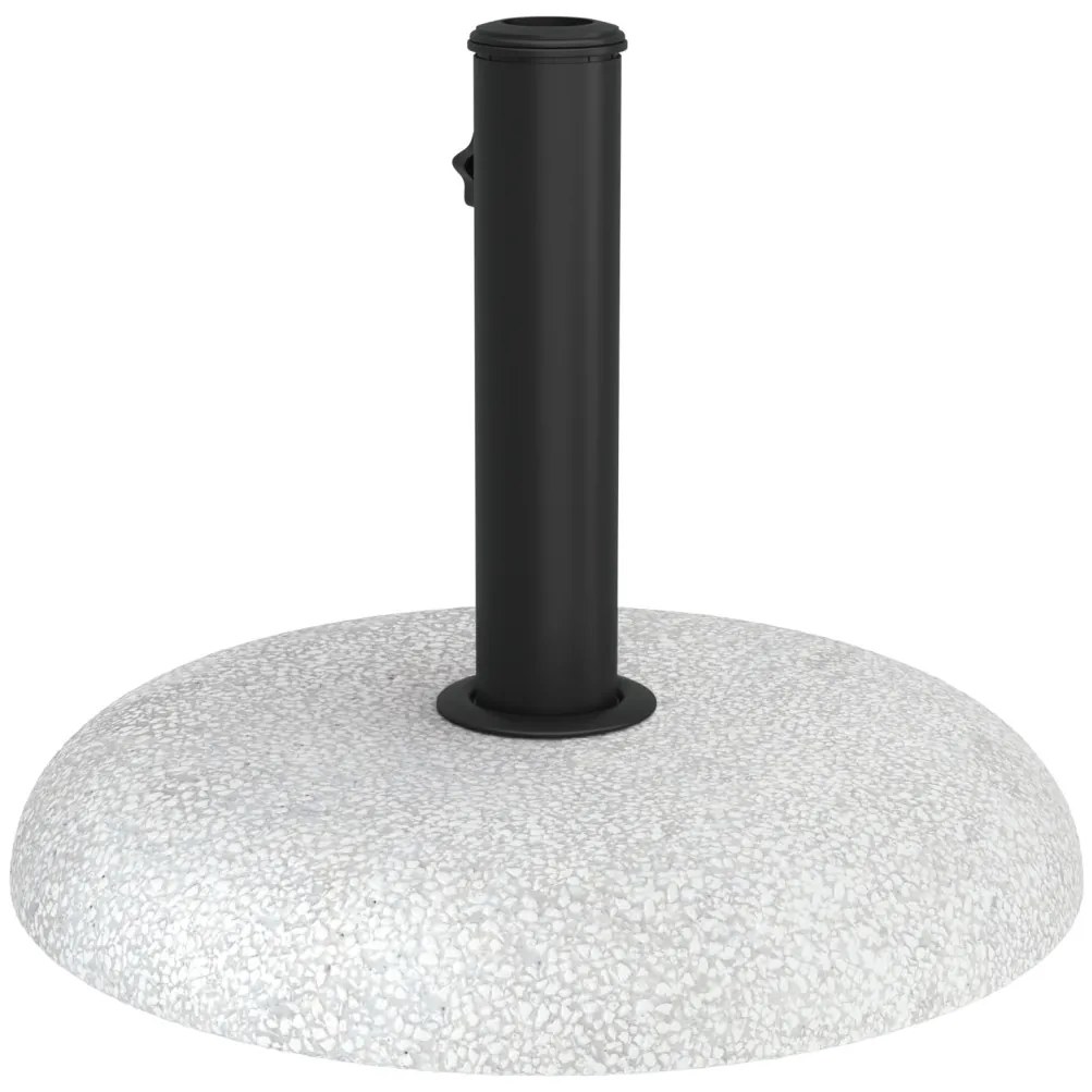 Napernyőalap 37/42/52/58mm oszlopokhoz Világosszürke Beton 20 kg