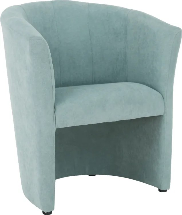 Klub fotel puffal, mentol, ROSE