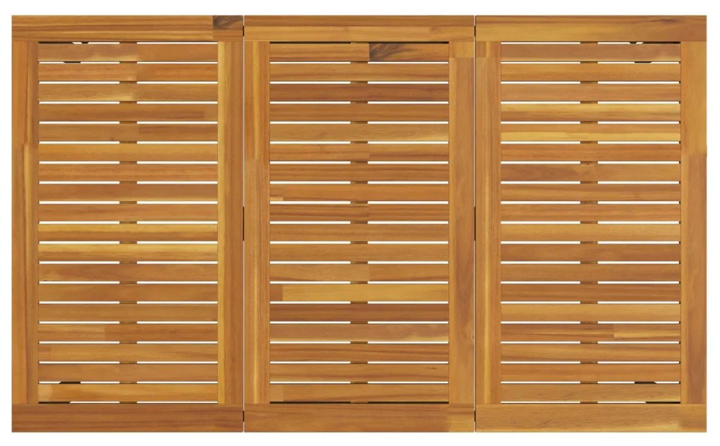 Kert étkező szett 5 pcs Fekete és barna 150 x 90 x 75 cm