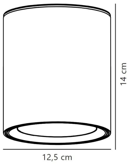 Nordlux - LED fürdőszobai spotlámpa LANDON LED/6,5W/230V IP44 fekete