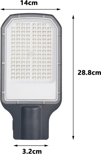 BRILAGI - LED kültéri utcai lámpa URBANLIGHT LED/50W/230V antracit IP65
