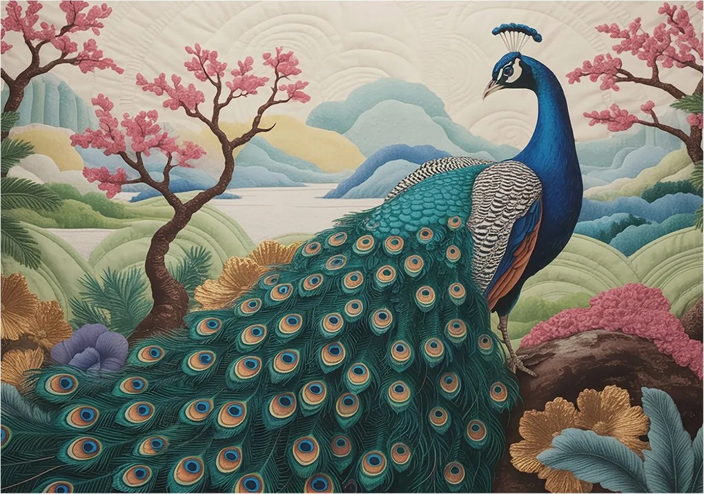 Fali fotótapéta előszoba konyhába Egzotikus szépség 312x219 ragasztó