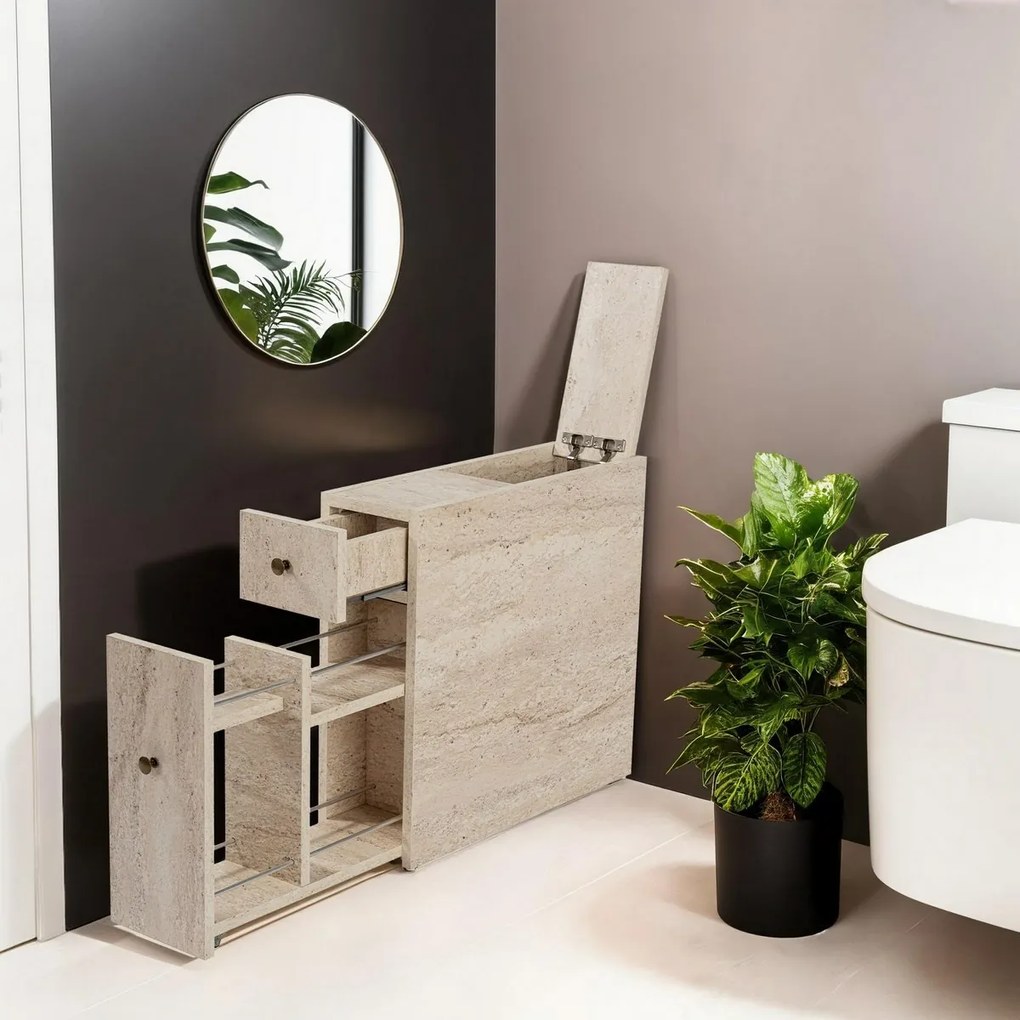 Calencia Travertine fürdőszoba szekrény