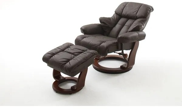 HABI állítható fotel, barna/dió