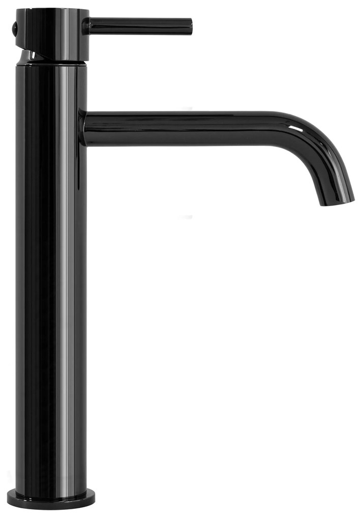 Fürdőszobai csaptelep Rea Lungo BLACK metallic High
