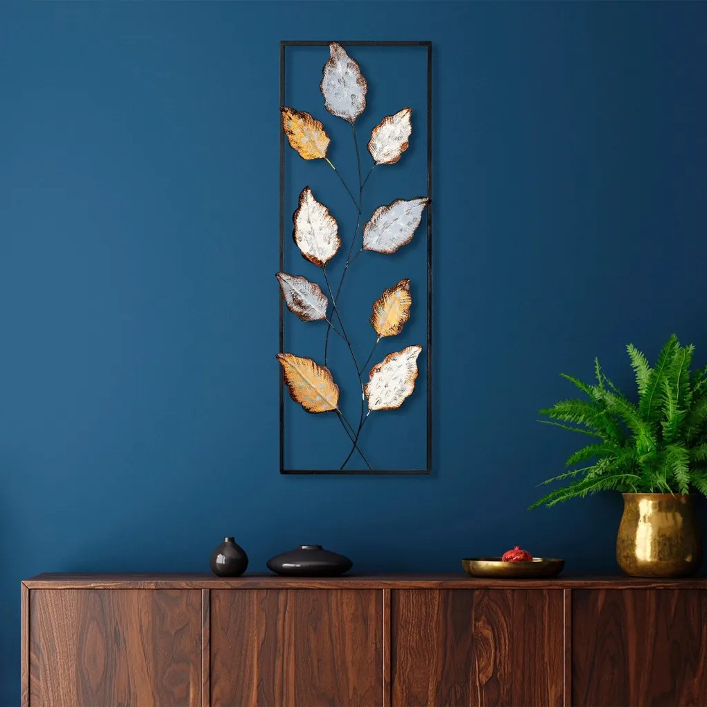 Fagus fém fali dekoráció, 32×90 cm – TR930DYU1205