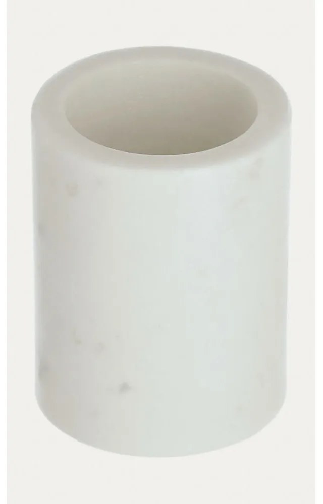 Fehér márvány fogkefetartó pohár Elenei – Kave Home