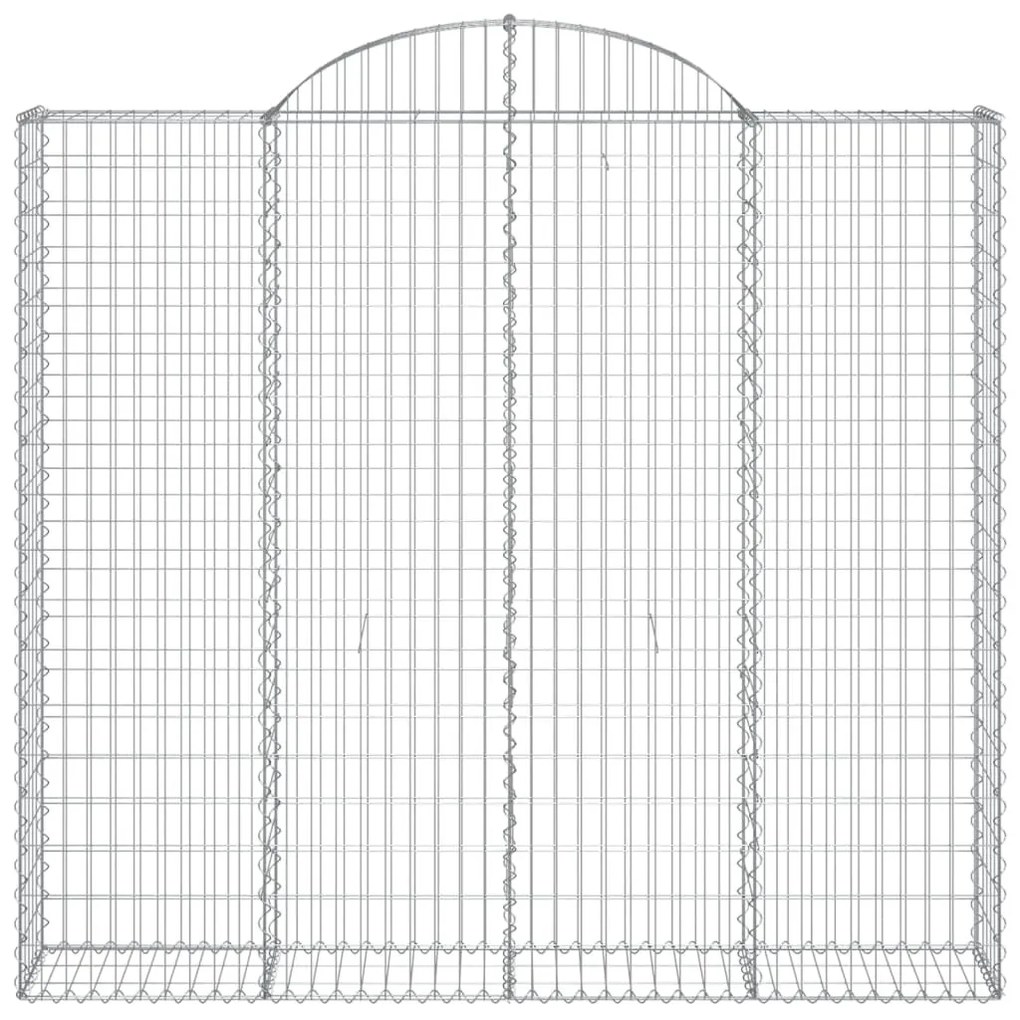 11 db íves horganyzott vas gabion kosár 200x50x180/200 cm