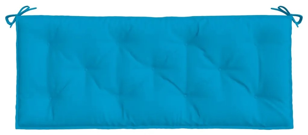 2 db világoskék oxford szövet kerti padpárna 120 x 50 x 7 cm