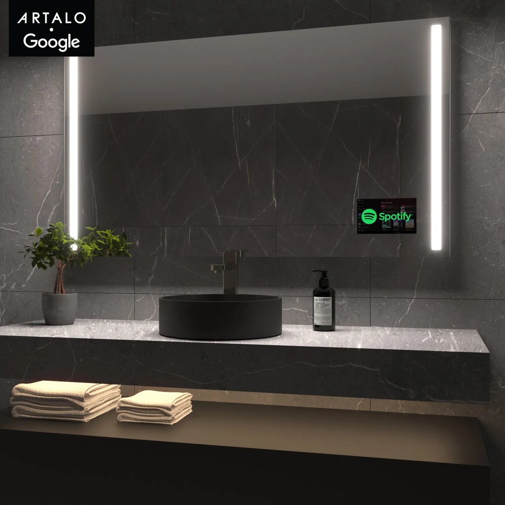 SMART tükör LED világítással M4 prémium + SmartScreen with Google TV