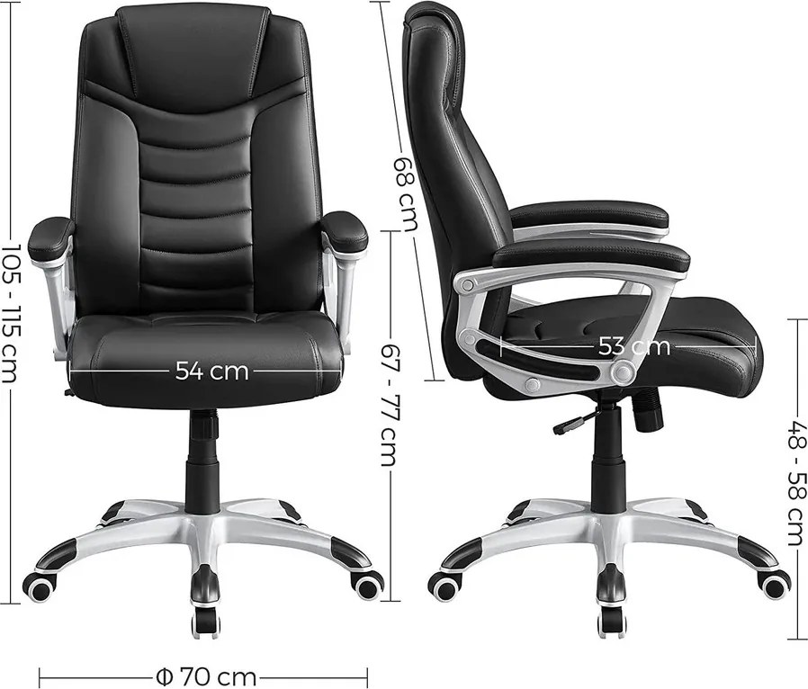 Ergonomikus irodai szék, állítható magasságú forgószék