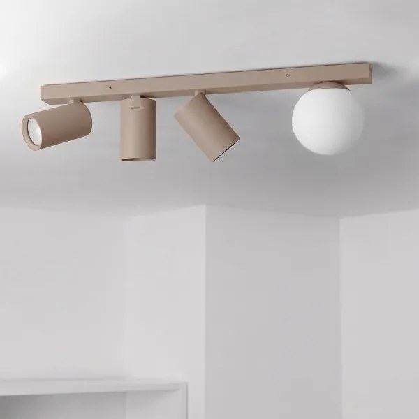 Brilagi - SELE BALL irányítható spotlámpa 3xGU10/30W/230V + 1xG9/10W bézs