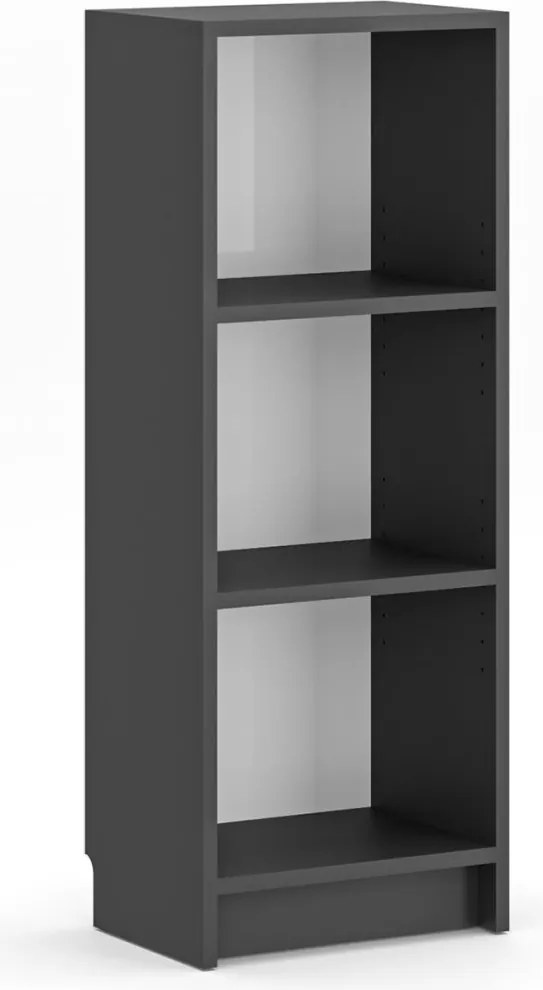 Könyvespolc, antracit, 40 cm – Bili3