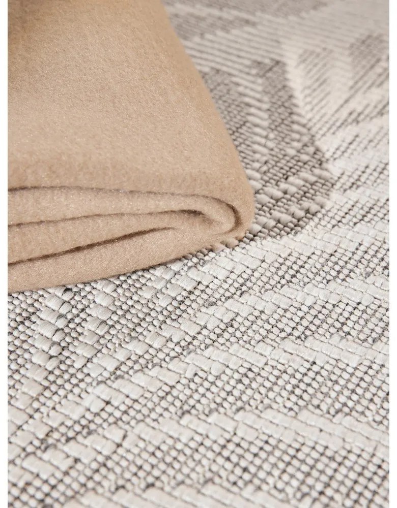 Szürke-elefántcsont színű kültéri-beltéri szőnyeg 200x290 cm Duet Liora – NORTHRUGS