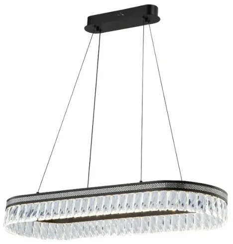 LED fényerőszabályozható kristálycsillár kábelen függő THALIA LED/50W/230V 3000-6000K + távirányító