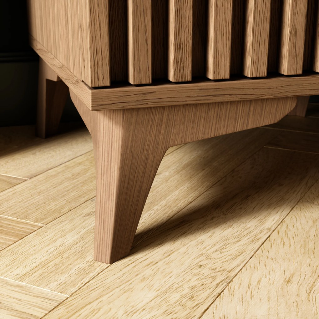 AKCIÓ Éjjeliszekrény ENTSIAN 40x40cm, artisan tölgy II. osztály