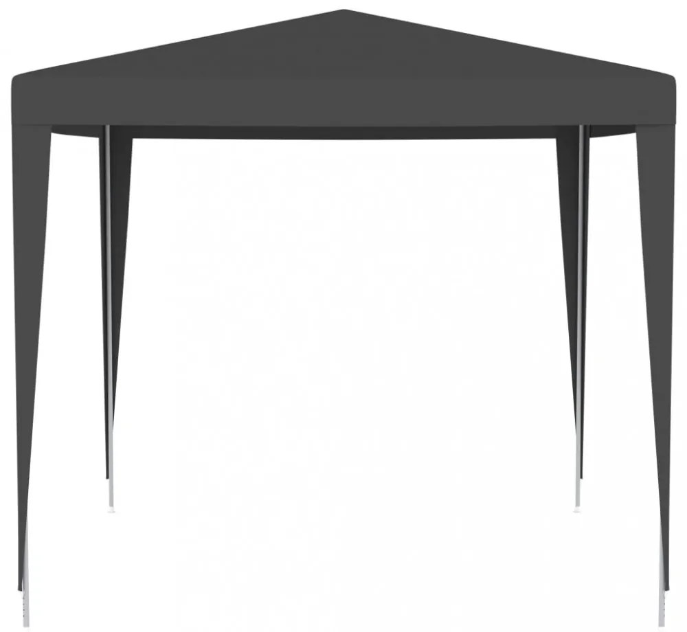 antracitszürke rendezvénysátor 2,5 x 2,5 m 90 g/m²