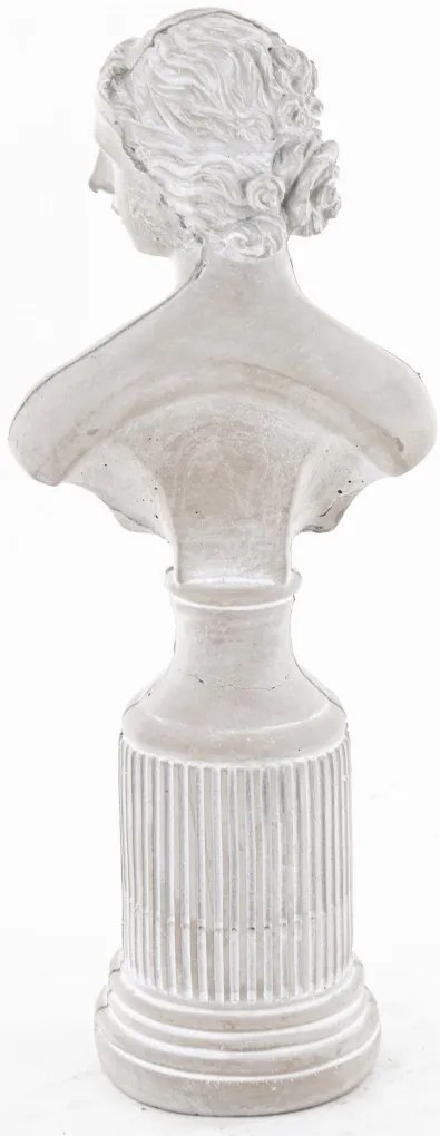 Szobor Dekorfigura Dekoratív cement Szürke 43x17x12cm